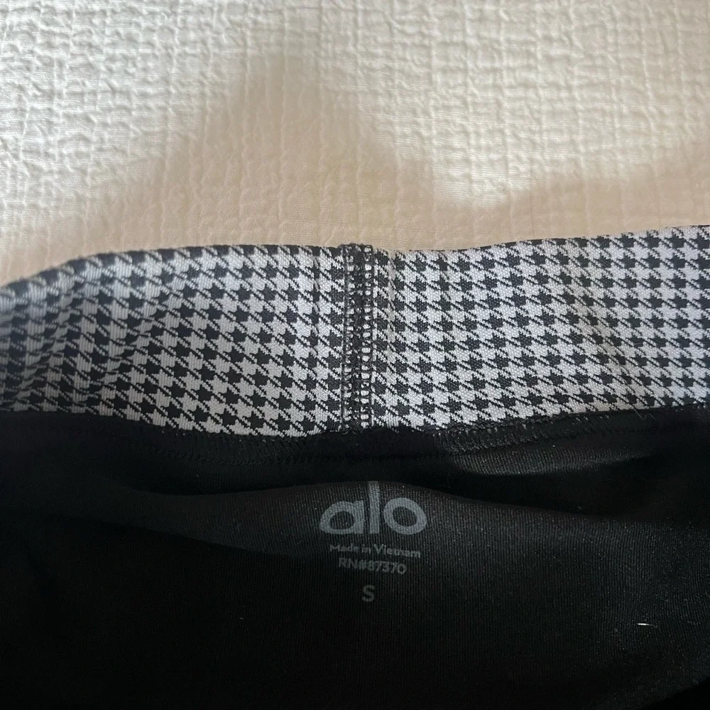 Classic Black and White Checkered Skirt